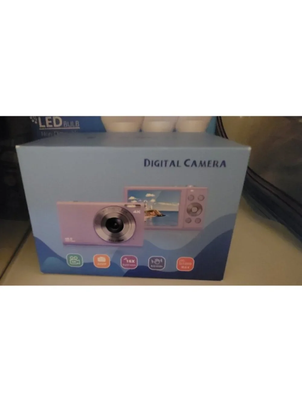 Digital Camera, Autofocus UHD 4K Vlogging Camera , 48MP 16X (No TF Card)
